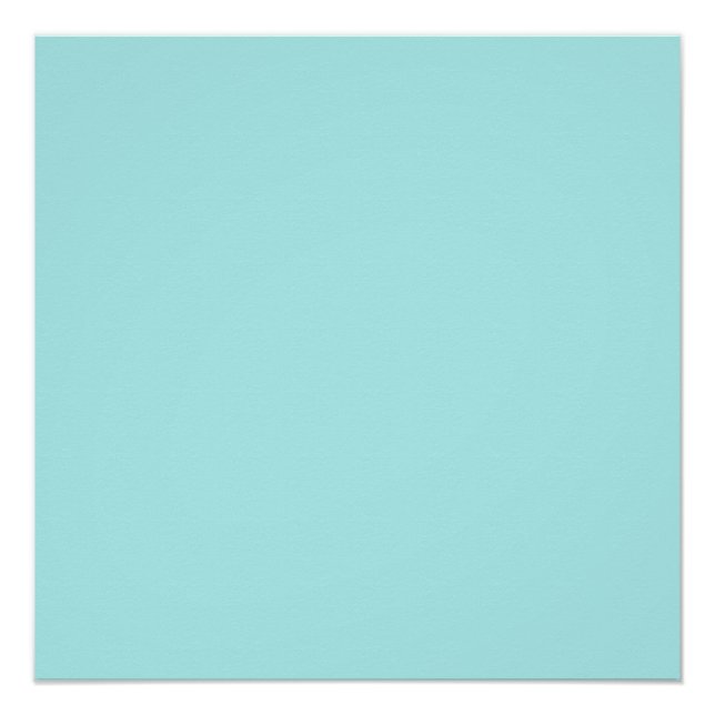 Póster color turquesa pálido (Anverso)