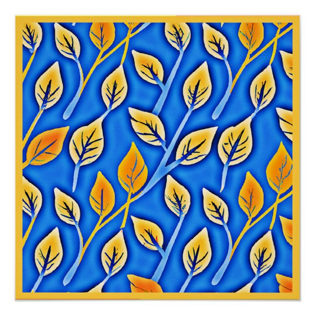 Póster Color vibranteVista deja el patrón (Anverso)