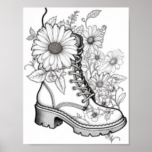 Póster Coloración de adultos otoño/otoño