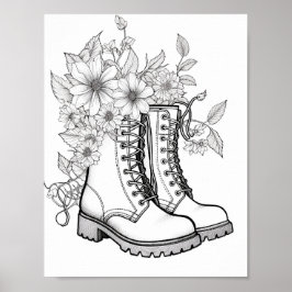 Póster Coloración de adultos otoño/otoño