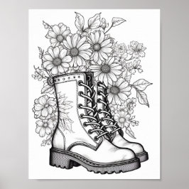 Póster Coloración de adultos otoño/otoño