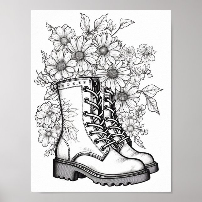 Póster Coloración de adultos otoño/otoño (Frente)