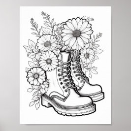 Póster Coloración de adultos otoño/otoño