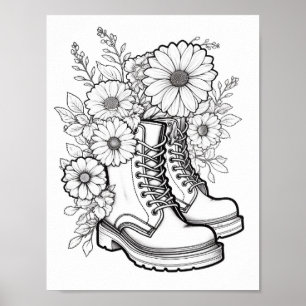 Póster Coloración de adultos otoño/otoño