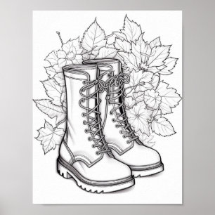 Póster Coloración de adultos otoño/otoño