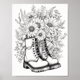 Póster Coloración de adultos otoño/otoño