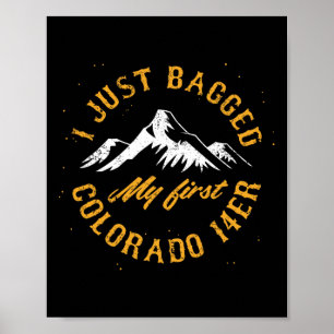 Póster Colorado 14er Mi Primer Catorceador Senderismo Esc