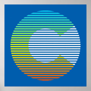 Póster colorado chill fade