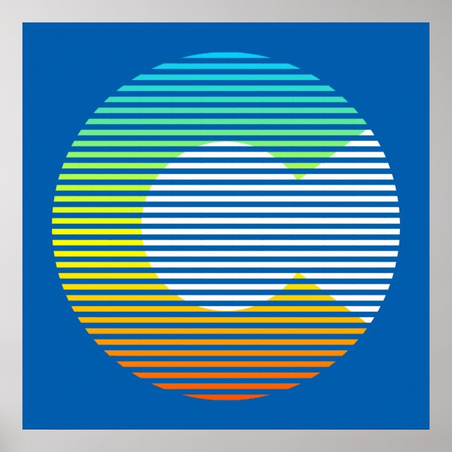 Póster colorado chill fade (Frente)