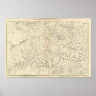Póster Colorado del noroeste y parte de Utah 2