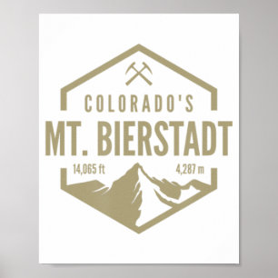 Póster Colorado Mt Bierstadt 