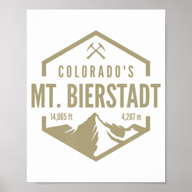 Póster Colorado Mt Bierstadt  (Frente)