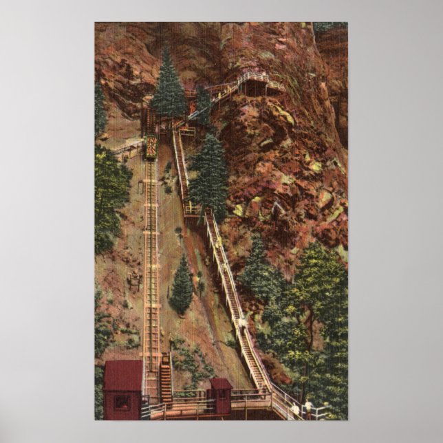 Póster Colorado Springs, CO (Frente)