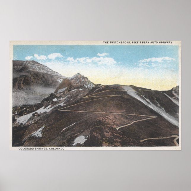 Póster Colorado Springs, Colorado 4 (Frente)