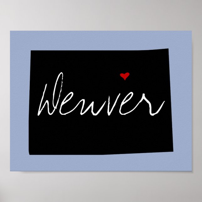 Póster Colorado Town (Frente)