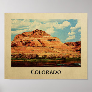 Poster Colorado Viajes de arte del Colorado