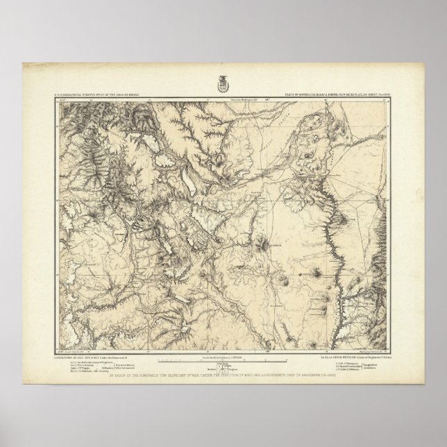 Póster Colorado y Nuevo México (Frente)