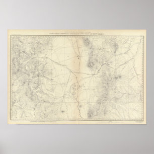 Póster Colorado y parte centrales meridionales de New