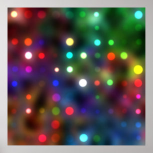 Póster Colores abstractos brillantes
