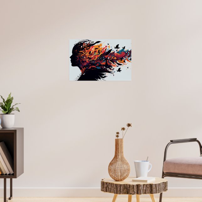 Póster Colores abstractos de fondo (Salón 3)