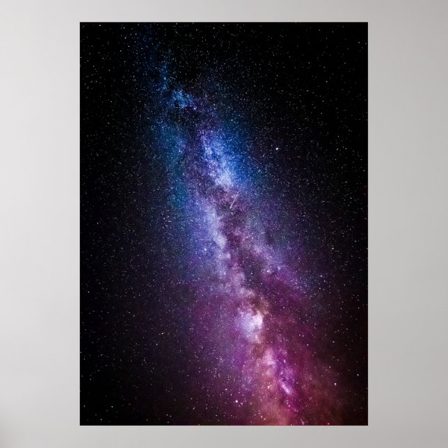 Póster Colores brillantes de estilo lechoso (Frente)