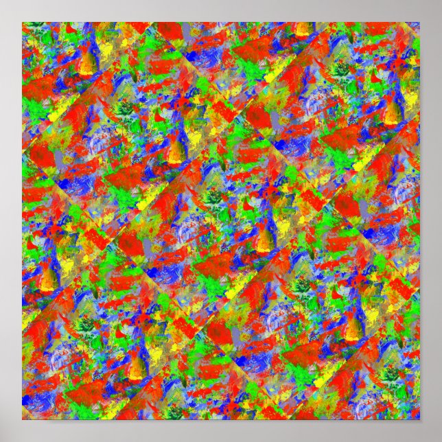 Póster Colores brillantes Imprimir (Frente)