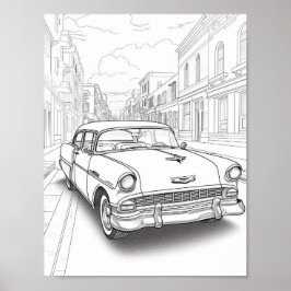 Póster Colores clásicos para adultos