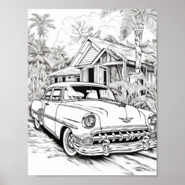 Póster Colores clásicos para adultos