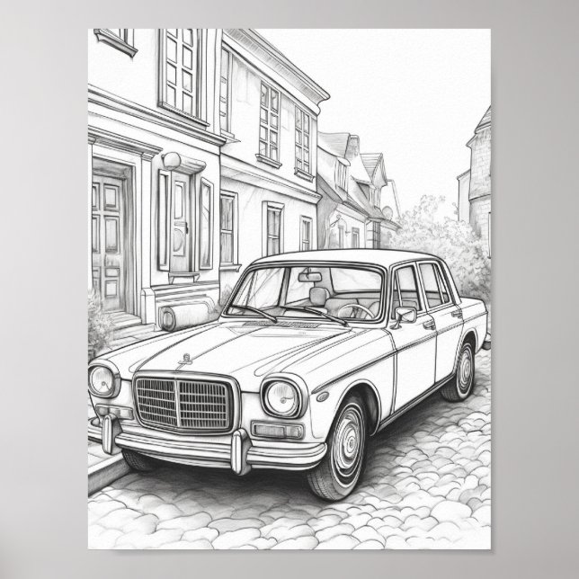 Póster Colores clásicos para adultos (Frente)