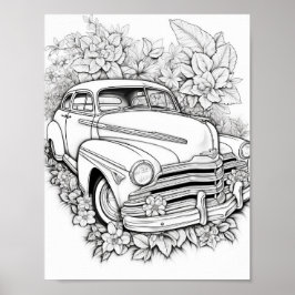 Póster Colores clásicos para adultos