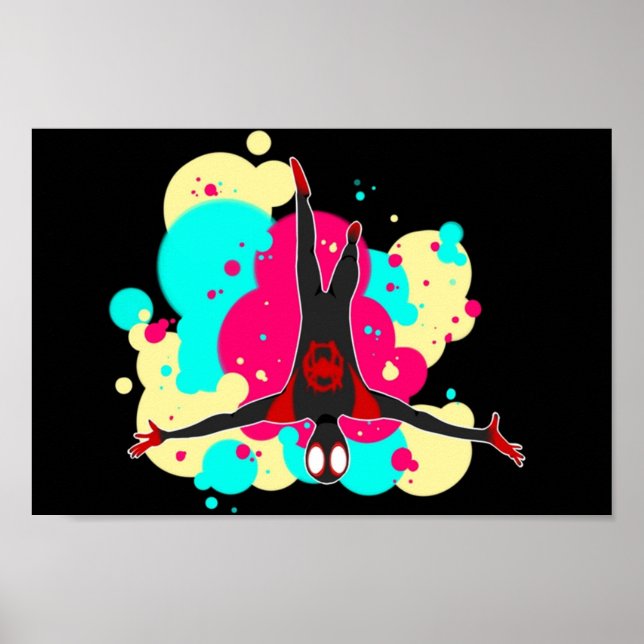 Póster Colores cómicos Miles Morales (Frente)