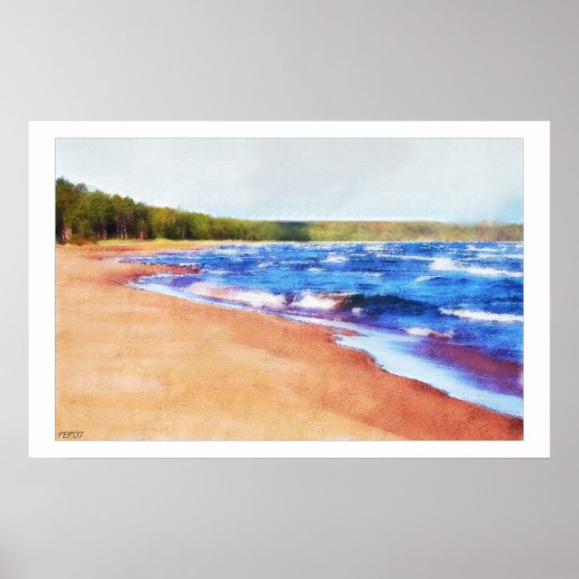 Póster Colores de agua (Frente)