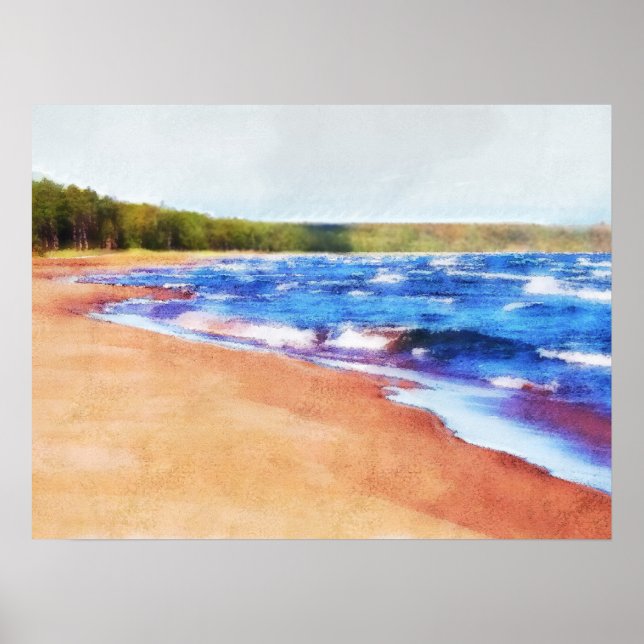 Póster Colores de agua (Frente)