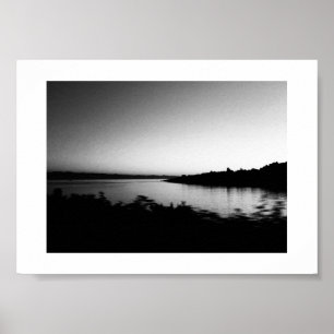 Póster Colores de agua Canadá Fotografía en blanco y negr