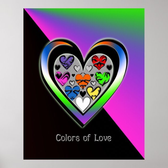 Póster Colores de amor (Frente)
