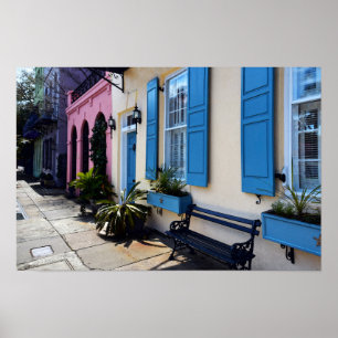 Póster Colores de Arcoíris en Charleston, Carolina del Su