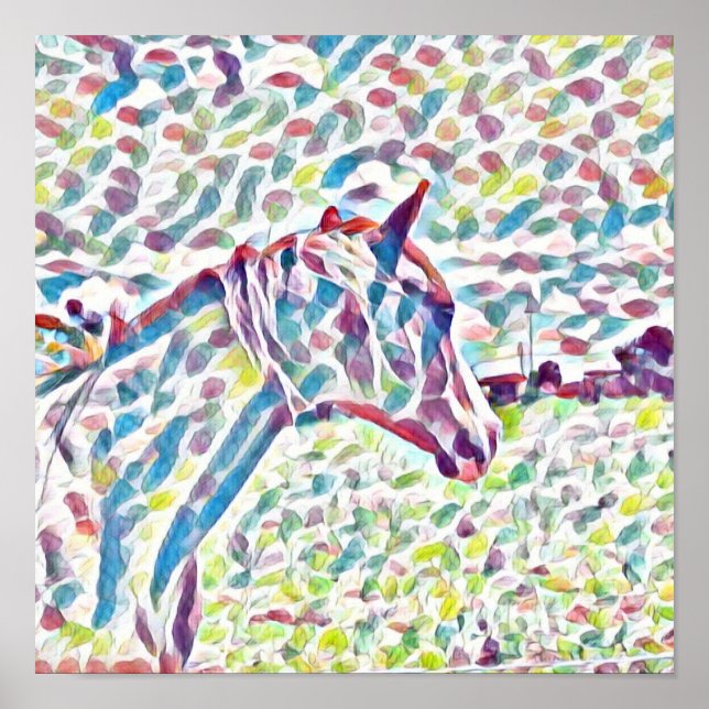 Póster Colores De Caballo De Vida, Poster (Frente)