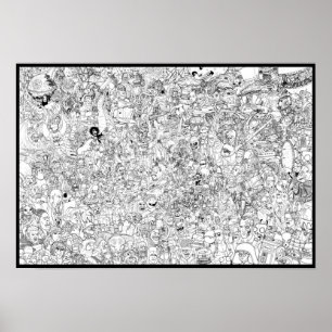 Póster Colores de ciencia ficción vs fantasía