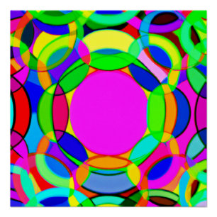 Póster Colores de diseño Patrones de arte