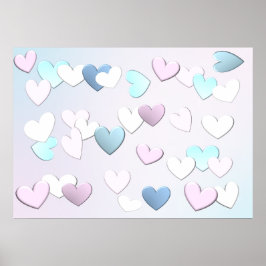 Póster Colores de la bandera TRANS