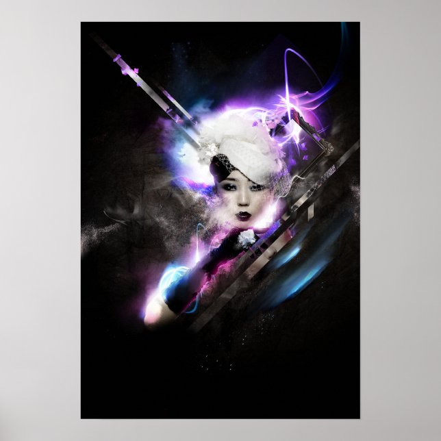 Póster Colores de la moda impresa (Frente)