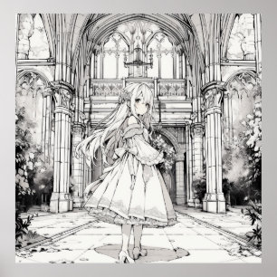 Póster Colores de Lolita gótica