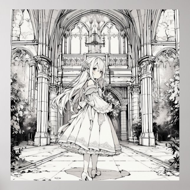 Póster Colores de Lolita gótica (Frente)