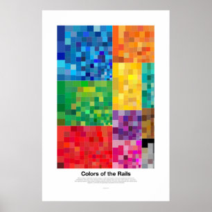 Póster Colores de los Rieles (ligero)