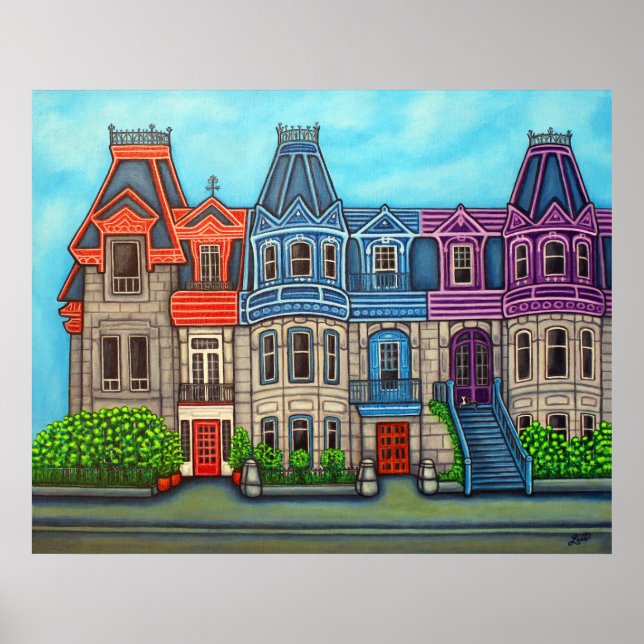 Póster Colores de Montreal (Frente)