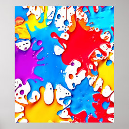 Póster Colores de neón vibrantes