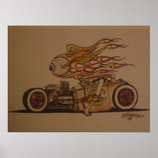 Póster Colores de nudillos