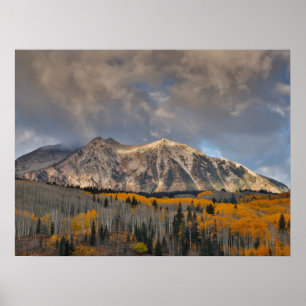 Póster Colores de Otoño de Aspens, Keebler Pass