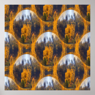 Póster Colores de otoño en Hayfork...