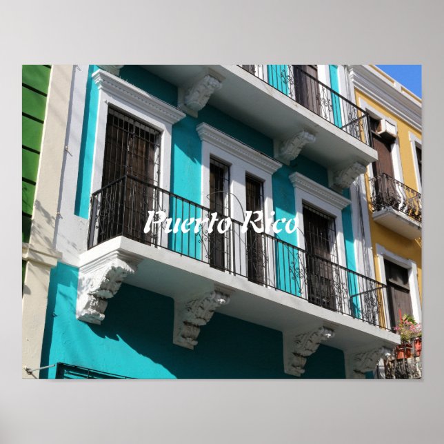 Póster Colores de Puerto Rico (Frente)